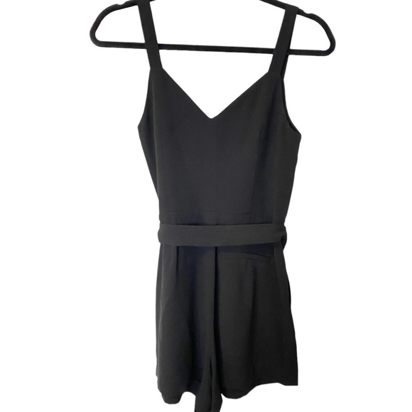 Aritzia Little Moon Petunia Romper, Black, Size 2 - Picture 2 of 16